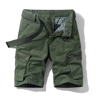 Heren Cargo Short met Cargozakken en Verstelbare Zoom Groen