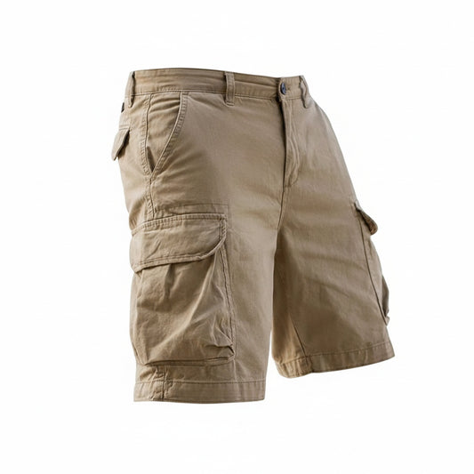 Heren Cargo Shorts met Meerdere Zakken en Regular Fit