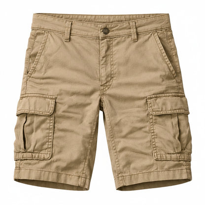 Heren Cargo Shorts met Zijvakken en Regular Fit