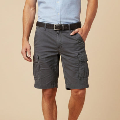 Heren Cargo Shorts met Zijvakken en Regular Fit
