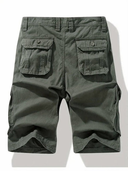Heren Cargo Shorts met Zijzakken en Verstelbare Zoom