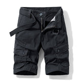 Heren Cargo Shorts met Zijzakken en Verstelbare Zoom