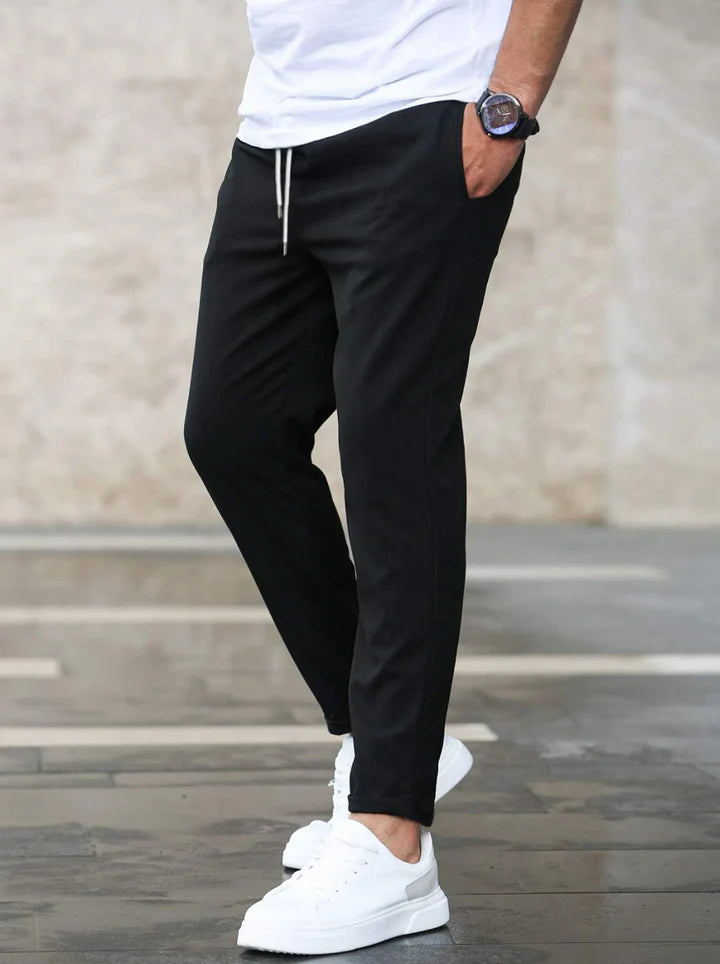 Heren Chino Broek Slim Fit met Trekkoord