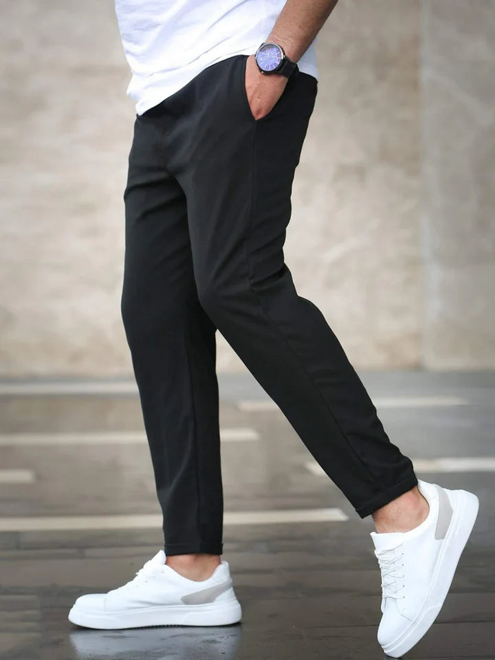 Heren Chino Broek Slim Fit met Trekkoord