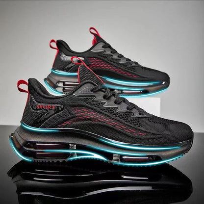 Heren Hardloopschoenen met Veters en Luchtkussenzool