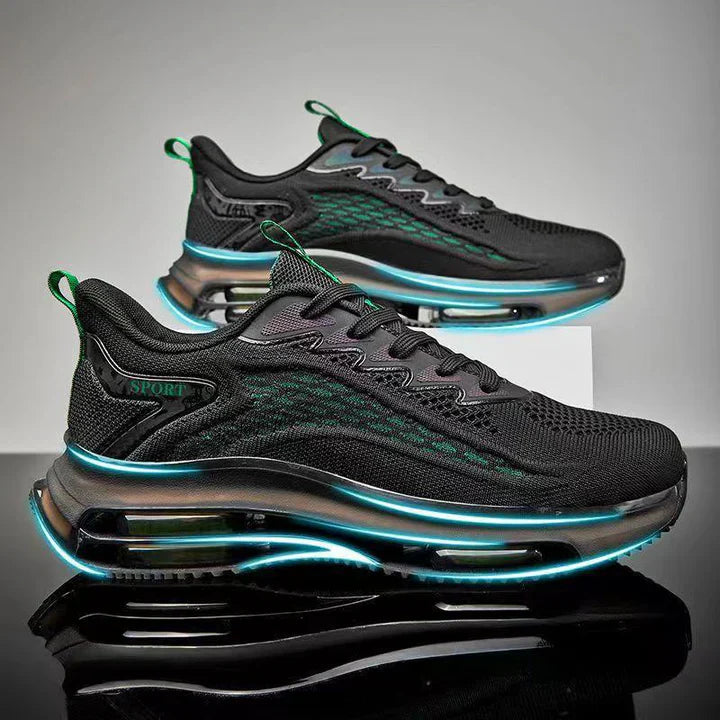 Heren Hardloopschoenen met Veters en Luchtkussenzool