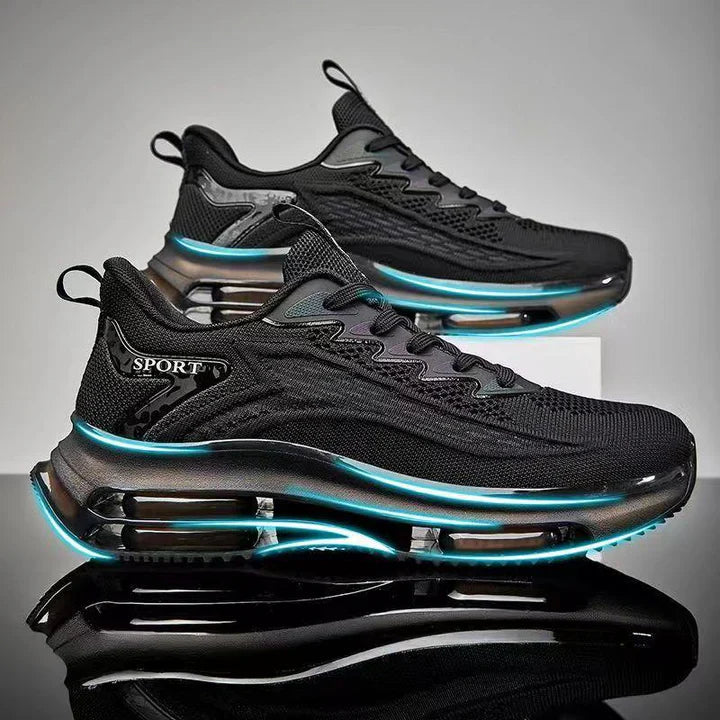 Heren Hardloopschoenen met Veters en Luchtkussenzool
