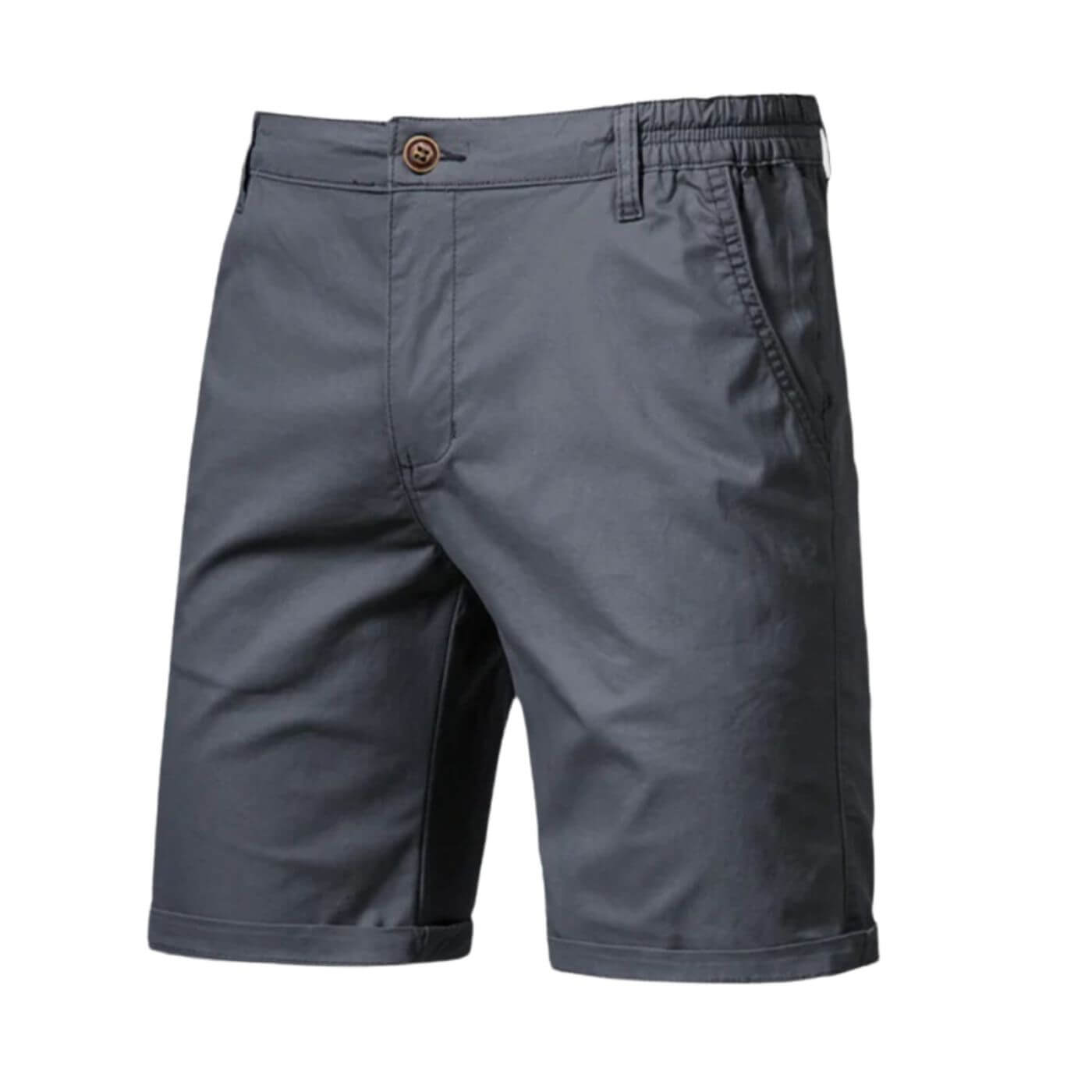 Heren Korte Broek met Stretch Tailleband Grijs