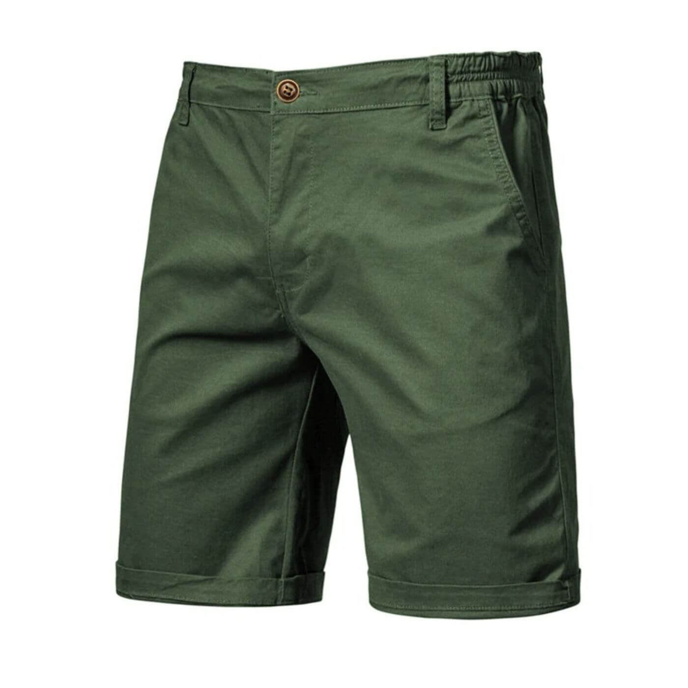 Heren Korte Broek met Stretch Tailleband Groen