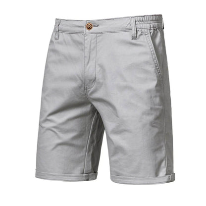 Heren Korte Broek met Stretch Tailleband Lichtgrijs