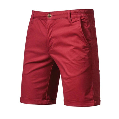 Heren Korte Broek met Stretch Tailleband Rood