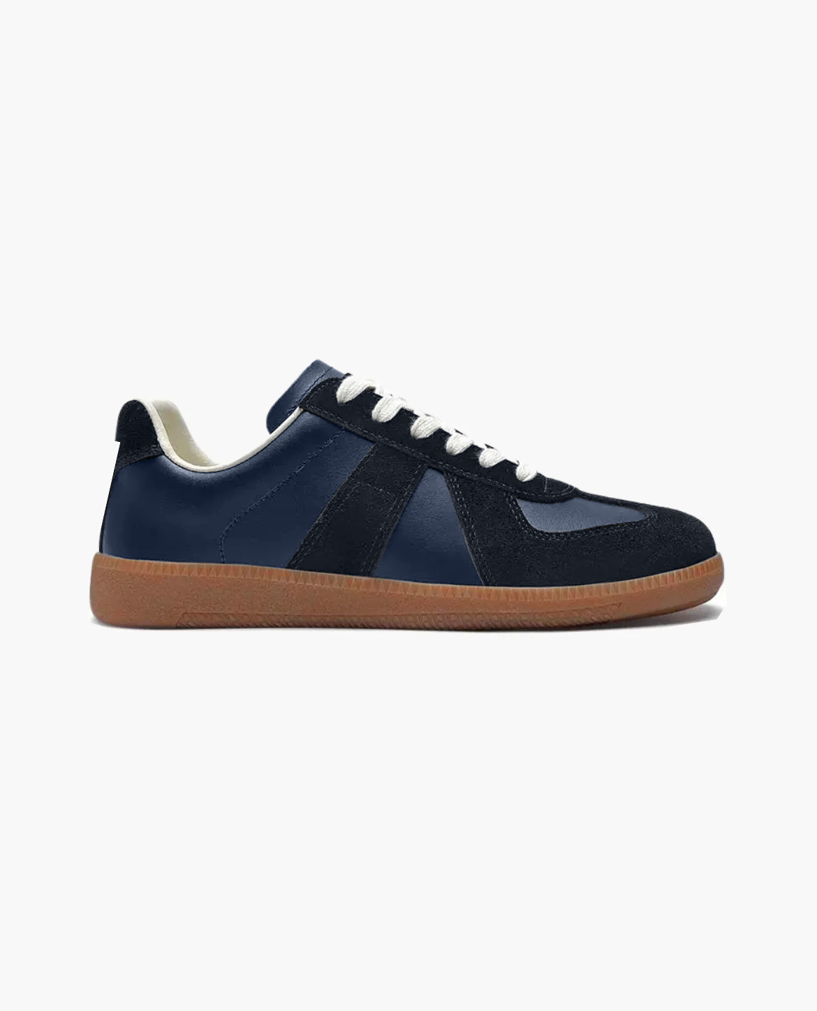 Heren Low Top Sneakers met Vetersluiting en Platte Zool