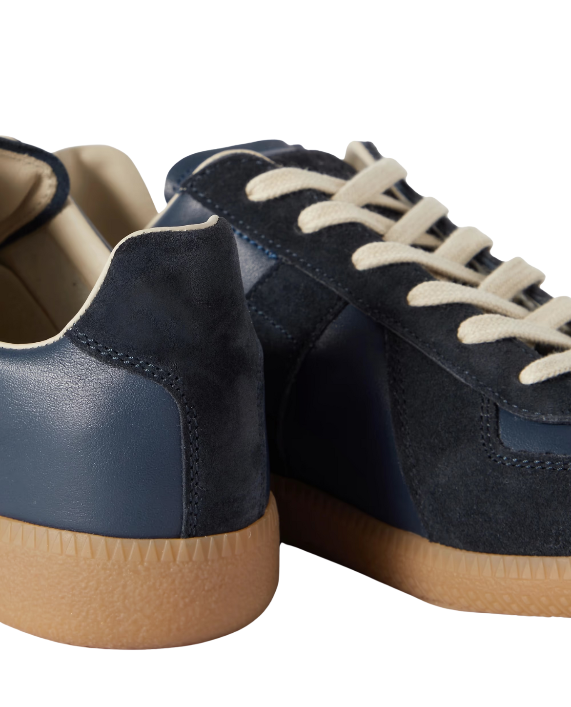 Heren Low Top Sneakers met Vetersluiting en Platte Zool