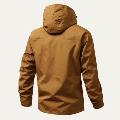 Heren Outdoor Jacket met Capuchon en Ritssluiting Regular Fit