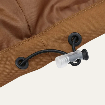 Heren Outdoor Jacket met Capuchon en Ritssluiting Regular Fit