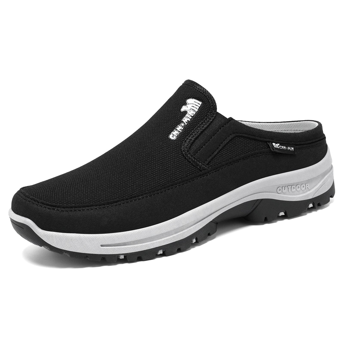 Heren Outdoor Slip-on Clogs met Memory Voetbed en Profielzool