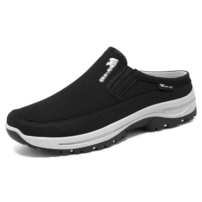Heren Outdoor Slip-on Clogs met Memory Voetbed en Profielzool