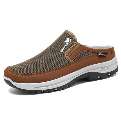 Heren Outdoor Slip-on Clogs met Memory Voetbed en Profielzool