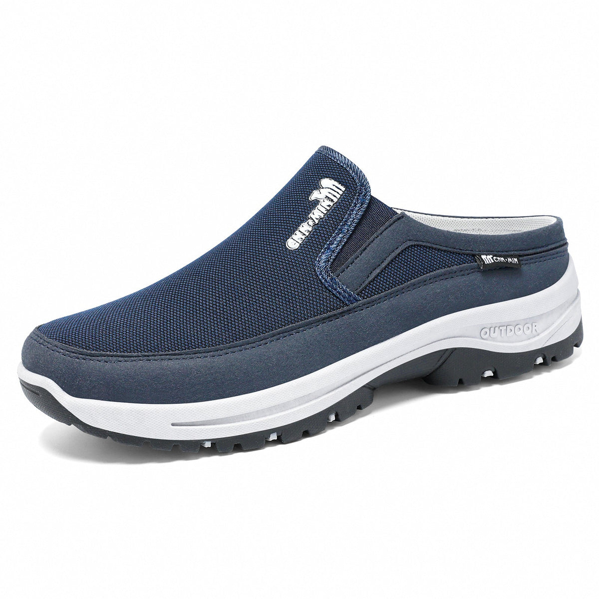 Heren Outdoor Slip-on Clogs met Memory Voetbed en Profielzool