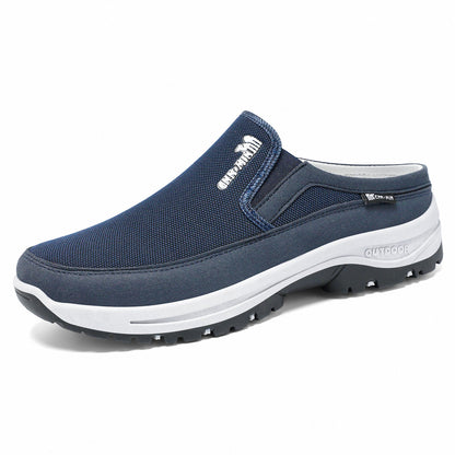 Heren Outdoor Slip-on Clogs met Memory Voetbed en Profielzool