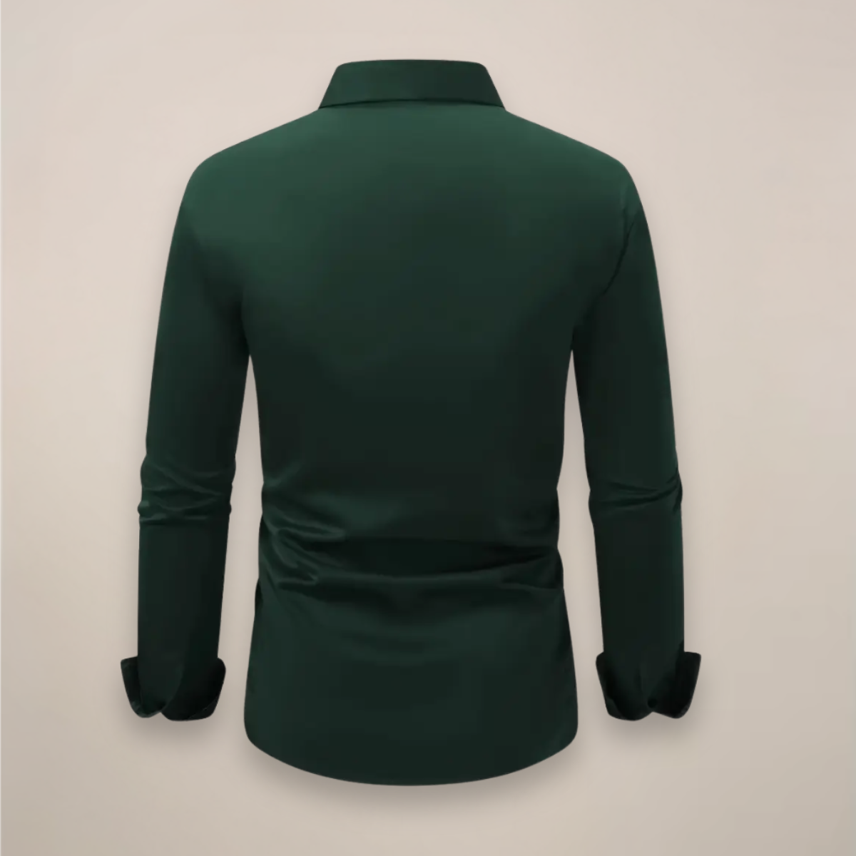Heren Overhemd Lange Mouw met Klassieke Kraag en Slim Fit