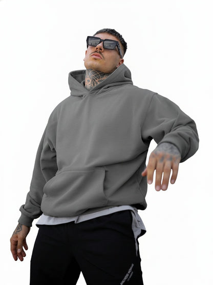 Heren Oversized Hoodie met Capuchon en Kangoeroezak