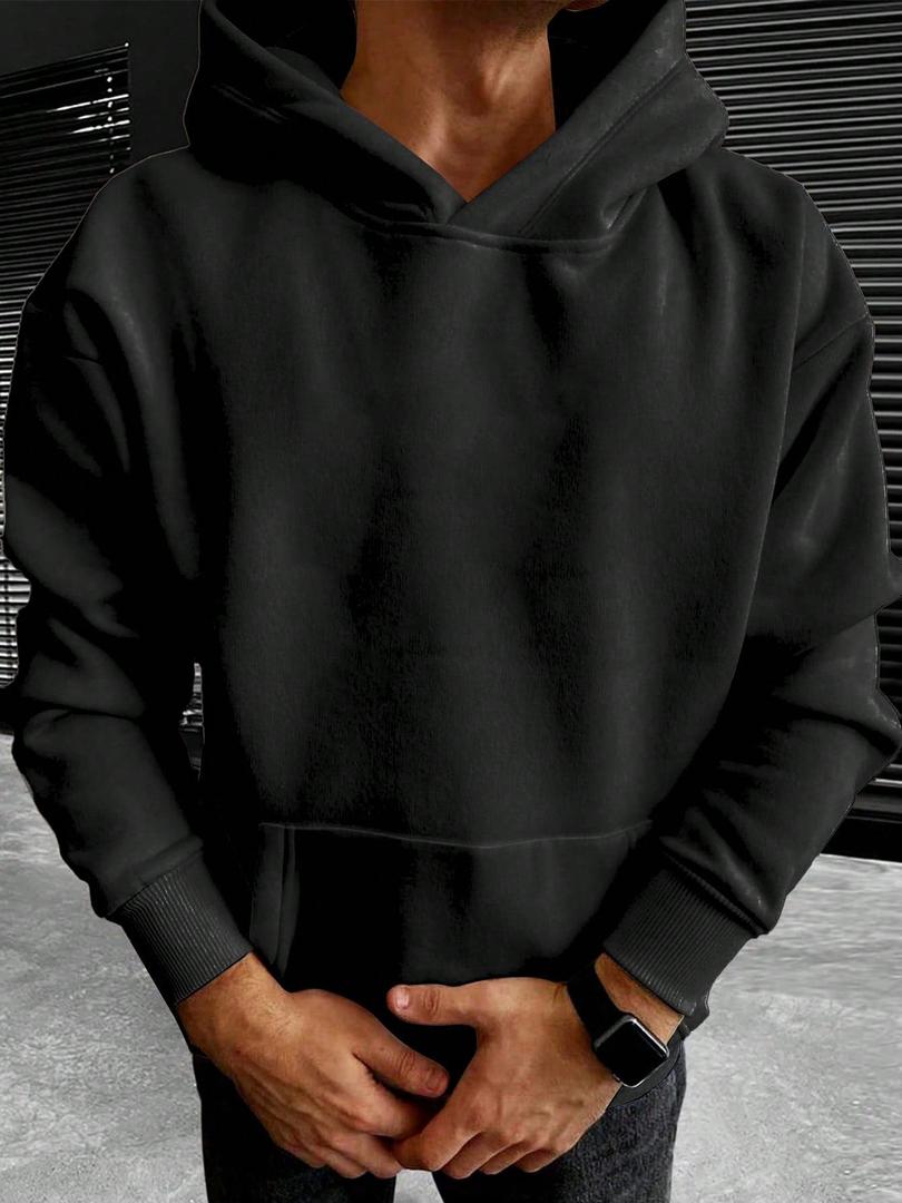 Heren Oversized Hoodie met Capuchon en Kangoeroezak