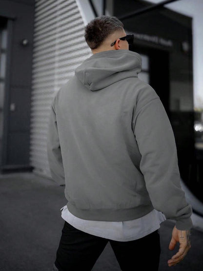 Heren Oversized Hoodie met Capuchon en Kangoeroezak