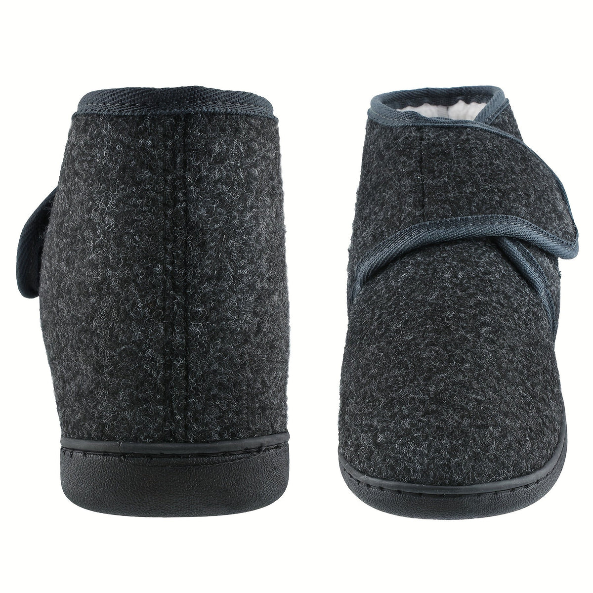 Heren Pantoffels met Klittenbandsluiting en Hoge Enkelband