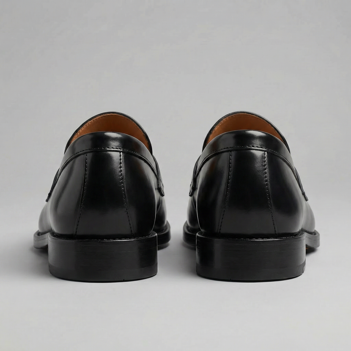Heren Penny Loafers Slip-on met Ronde Neus en Lage Hak
