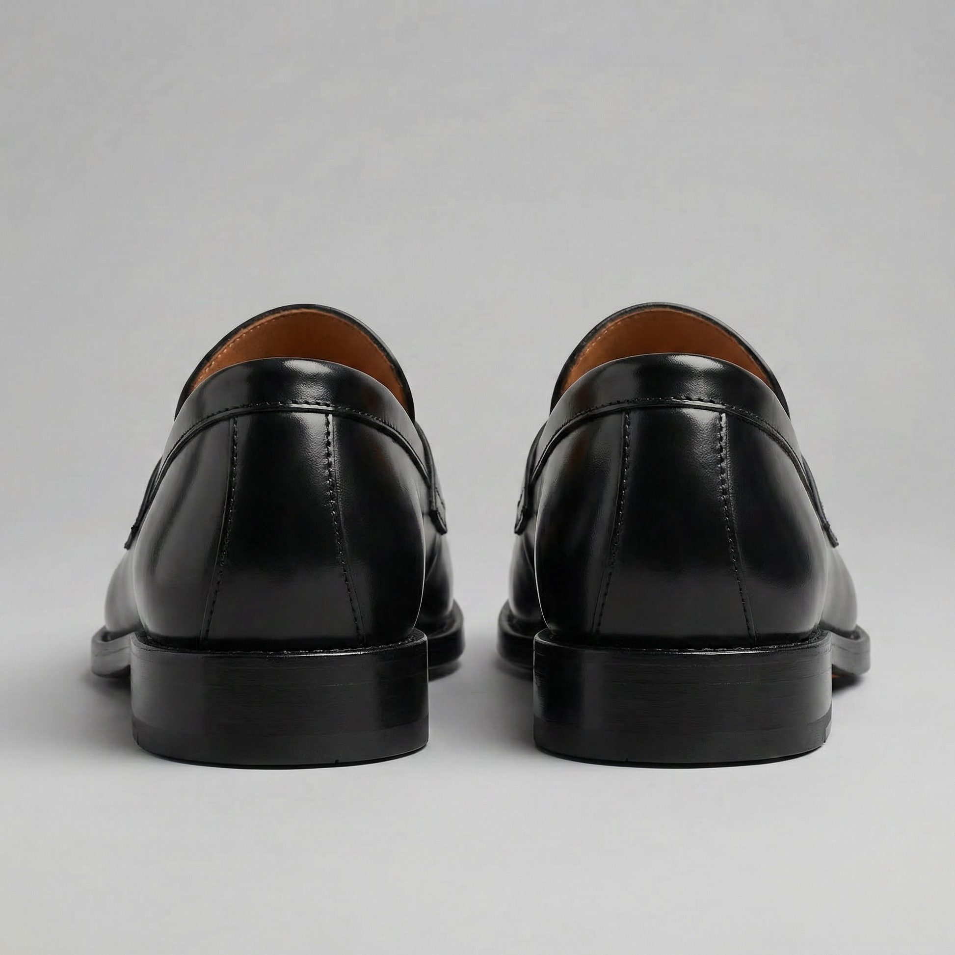 Heren Penny Loafers Slip-on met Ronde Neus en Lage Hak