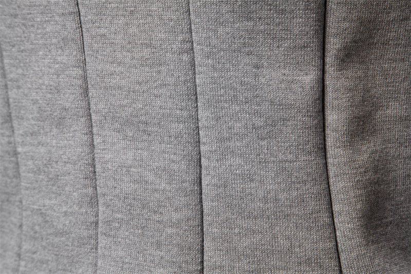 Heren Polo Korte Mouw met Ritskraag en Verticaal Ribpatroon