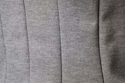 Heren Polo Korte Mouw met Ritskraag en Verticaal Ribpatroon