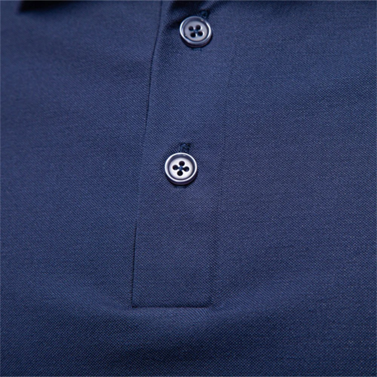 Heren Polo met Korte Mouw en Contrasterende Kraag Slim Fit