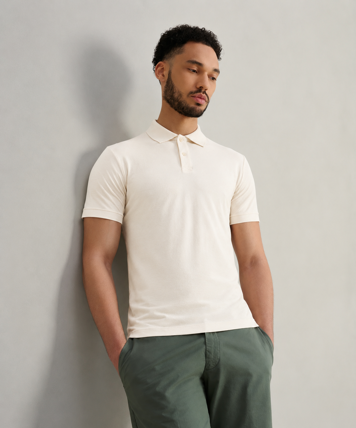 Heren Polo met Korte Mouwen en Polokraag Slim Fit
