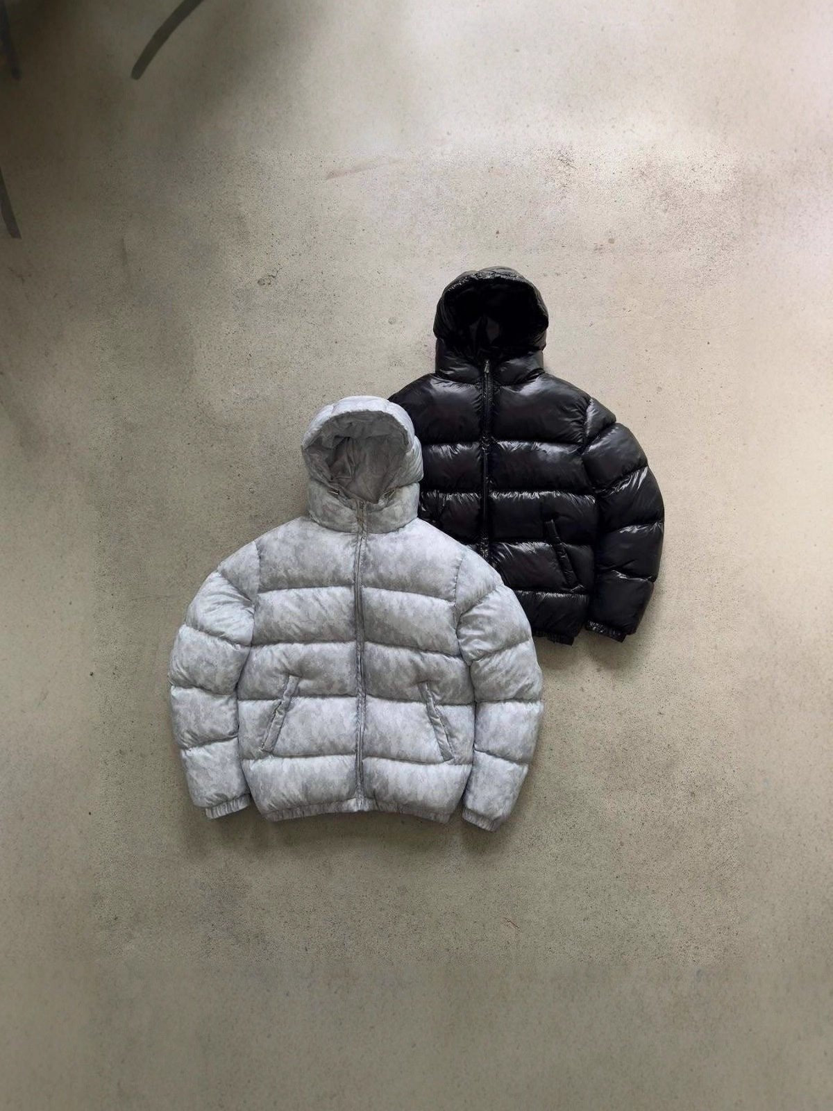 Heren Puffer Jacket met Capuchon en Ritssluiting