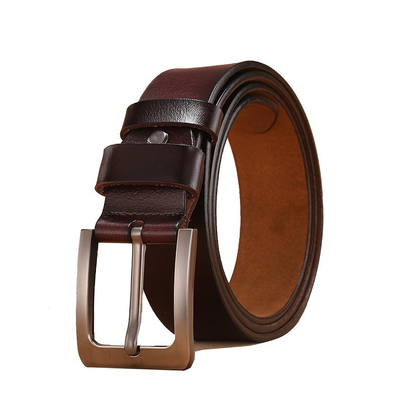 Heren Riem met Pin-gesp en Leren Look