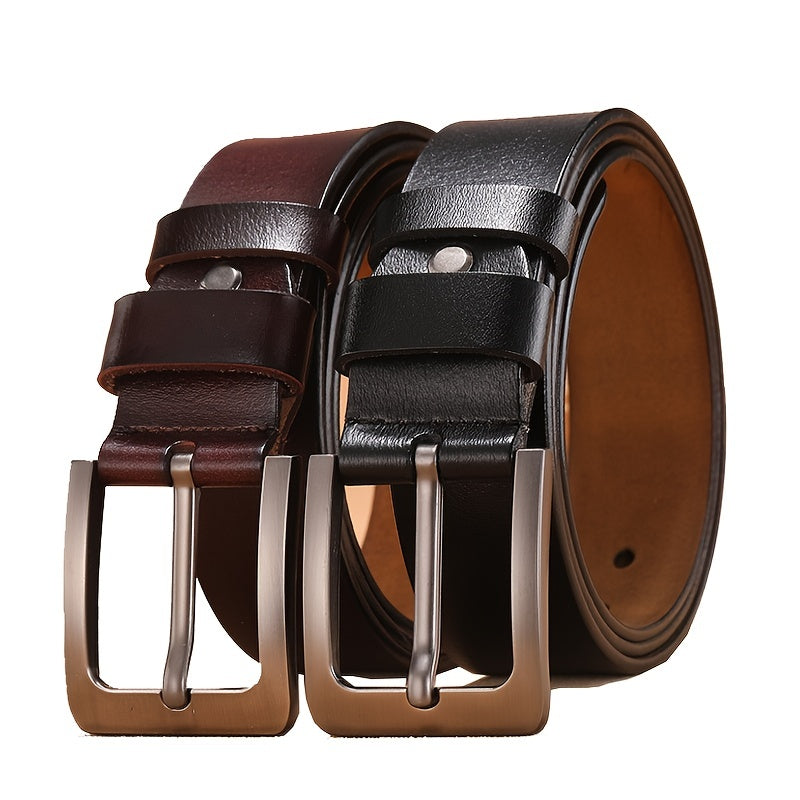 Heren Riem met Pin-gesp en Leren Look