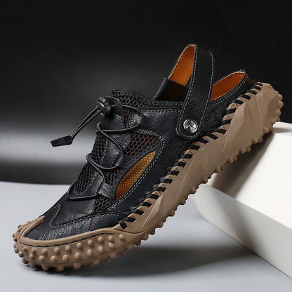 Heren Sandalen met Gesloten Neus en Slingback Enkelband