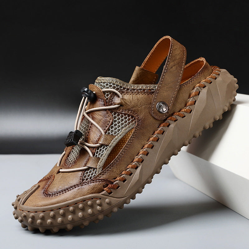 Heren Sandalen met Gesloten Neus en Slingback Enkelband