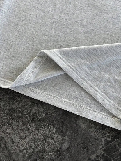Heren Shirt met Lange Mouwen en Ronde Hals met Letterprint op de Mouwen