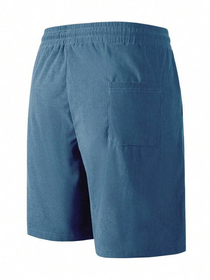 Heren Shorts met Elastische Taille en Koordjes, Relaxed Fit