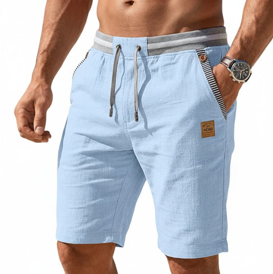 Heren Shorts met Elastische Tailleband en Trekkoord