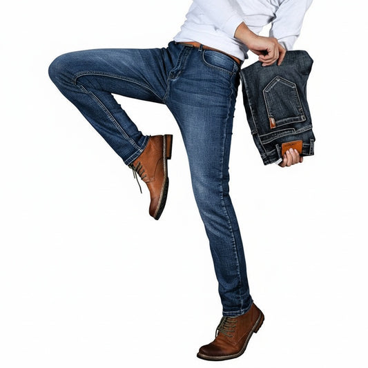 Heren Slim Fit Jeans met Stretch