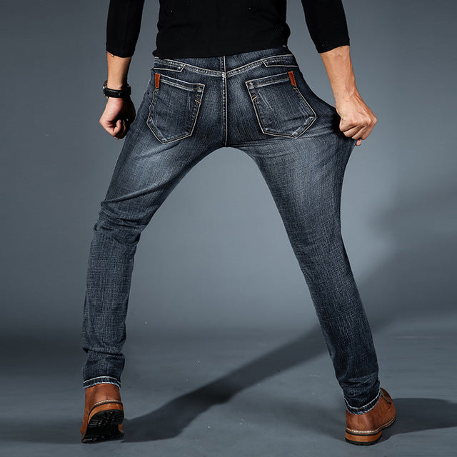 Heren Slim Fit Jeans met Stretch