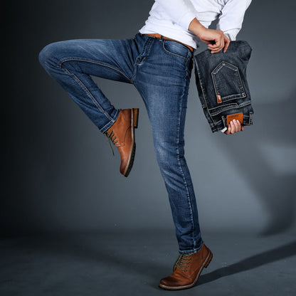 Heren Slim Fit Jeans met Stretch