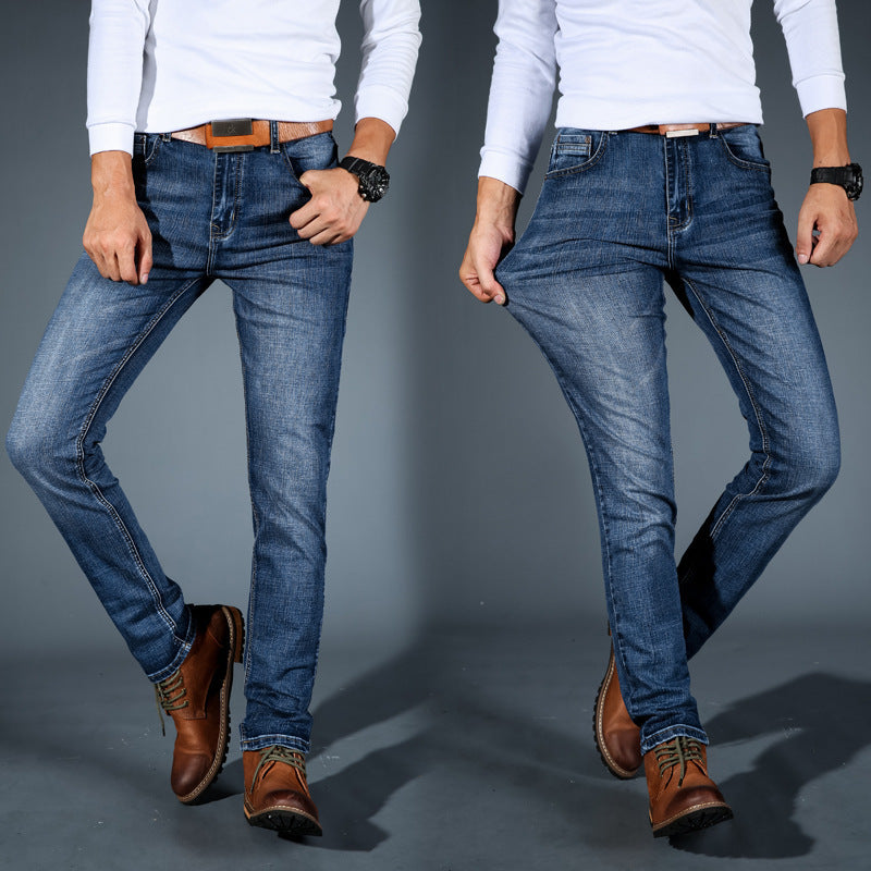 Heren Slim Fit Jeans met Stretch