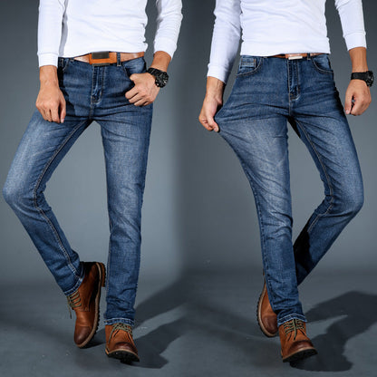 Heren Slim Fit Jeans met Stretch