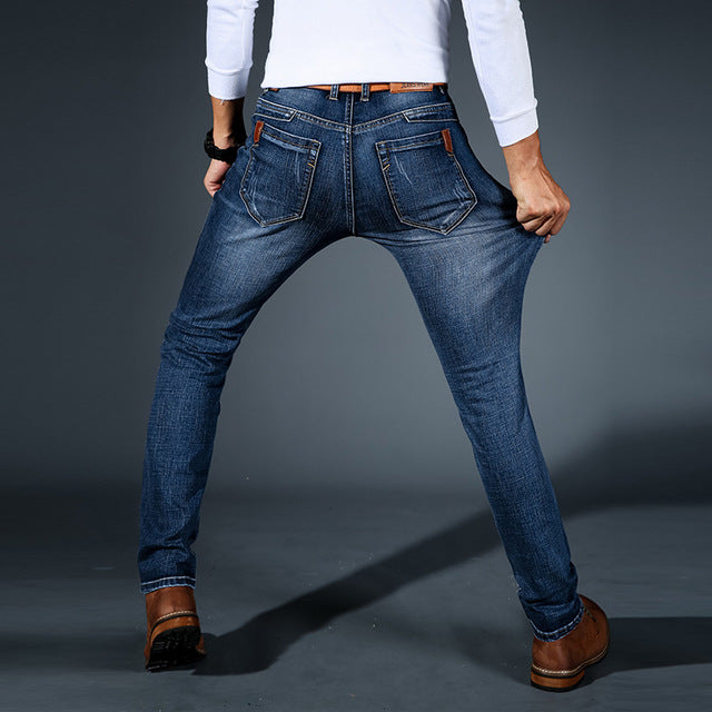Heren Slim Fit Jeans met Stretch