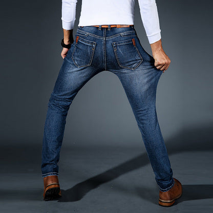 Heren Slim Fit Jeans met Stretch